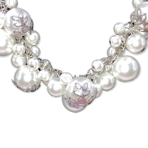 MULTI pearlescent chain necklace 18” - Picture 4 of 7